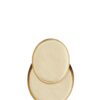 Oval Iron Trays/ Hammerd Pattern Gold