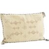 Handwoven cushion cover with filling 40x60cm - Vanilla, Camel, blue, offwhite