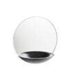 Pocket Speil Small, Sortmalt Eik