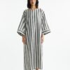Maxime Dress Black/Offwhite