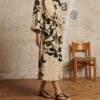 Uruguay Dress Fonce / beige