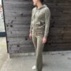 Del Ray Trackpant Gold - Vetiver