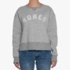 CREWNECK SPLIT - GREY / IVORY