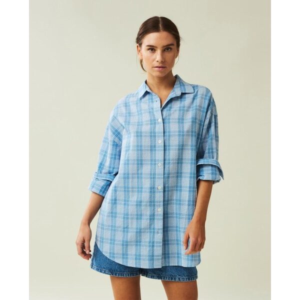 Pernilla Organic Cotton Seersucker Shirt