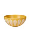 Lotus Bowl Large Yellow / White