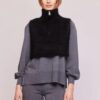 Belinda chunky high neck - Black
