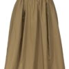 Poplin Tulip Skirt Tobacco