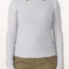 Soft ribbed crewneck - Ice blue