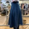 Mohair Flared Skirt - Dark Seaweed