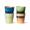 70S Ceramics ristretto mugs Calypso set of 4