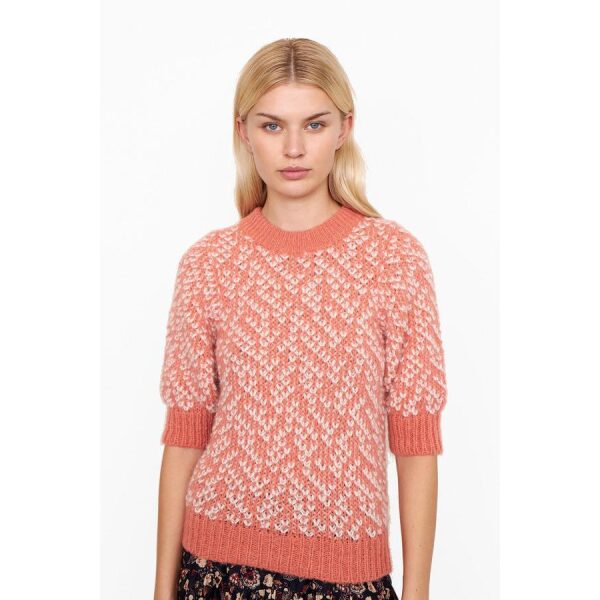 Barock Knit O-Neck-Blooming Dahlia