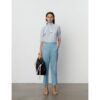 Classic Lady - Summer Pinstripe Light Sky
