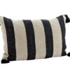 Striped cushion cover with filling 40x60cm