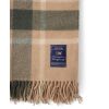 Frame Rutete Ullpledd - Hvit / Grønn / Beige 130 x 170 cm - Bilde 5