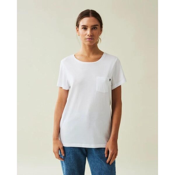 Ashley Jersey Tee White