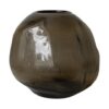 Pebble vase large brown