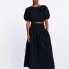 Joy Cropped Top Navy