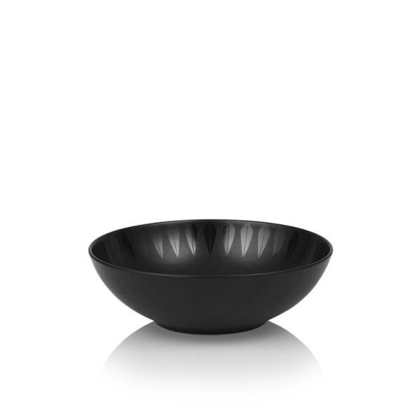 Lotus Black Deep Plate