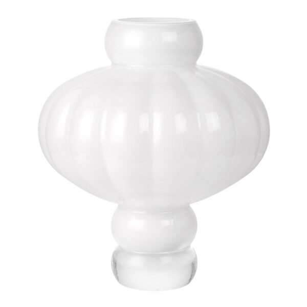 Ballon vase 03 Opal white