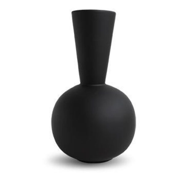 Trumpet Vase Black 30 cm