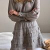 Piano S Voile Dress - Smoke Green