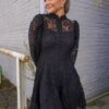 Fleur Dress Black Long