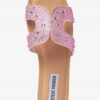 Zarnia - G Sandal - Pink Rhinestone