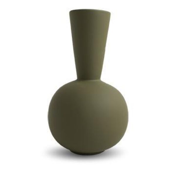 Trumpet Vase 30cm Olive