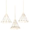 Christmas paper tassels set of 3