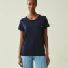 Ashley Jersey Tee Dark Blue