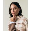 Checked Recycled Wool Blend Poncho - Offwhite / Pink / Beige check - Bilde 2