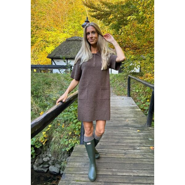 SifiIC Knit Dress - Dark Brown