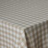 Duk ruter beige / hvit 145 x 340 cm