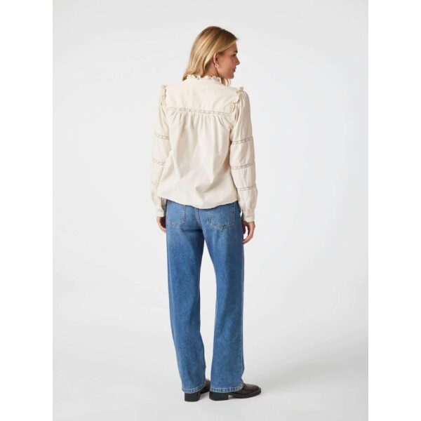 Isala Corduroy Shirt - Ivory - Bilde 2