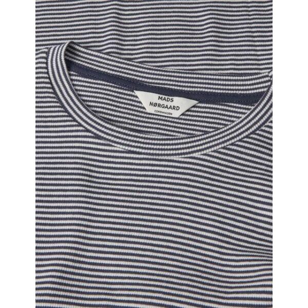 Cotton Stripe Tuba Tee - Parisian Night / Vanilla Ice - Bilde 2