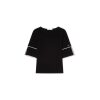 Malia Contrast Top - Black / Ecru - Bilde 3