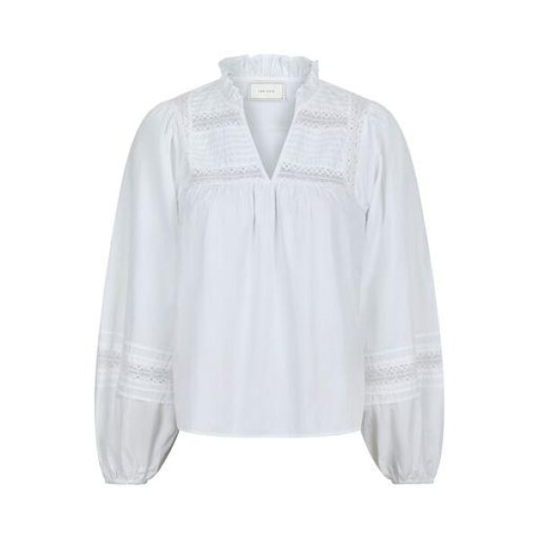 Opal C Poplin Blouse - White - Bilde 2