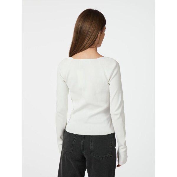 Elaine Knit Blouse - White - Bilde 6