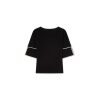 Malia Contrast Top - Black / Ecru - Bilde 2