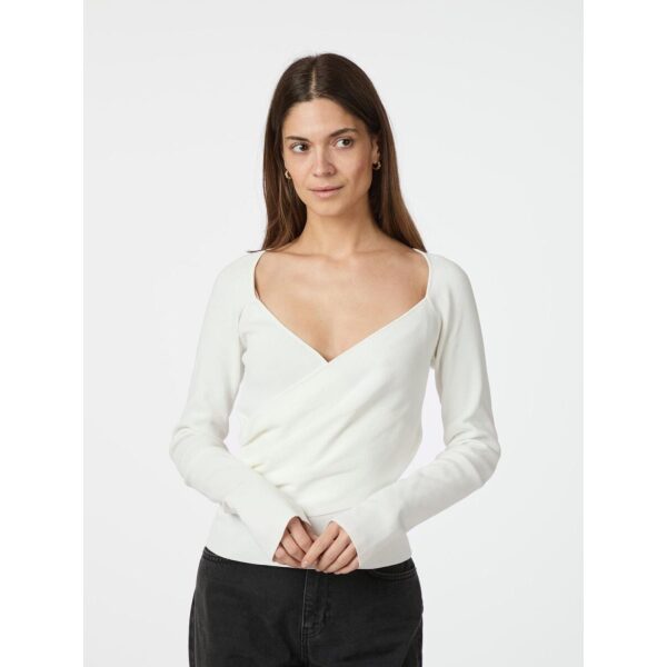 Elaine Knit Blouse - White - Bilde 5