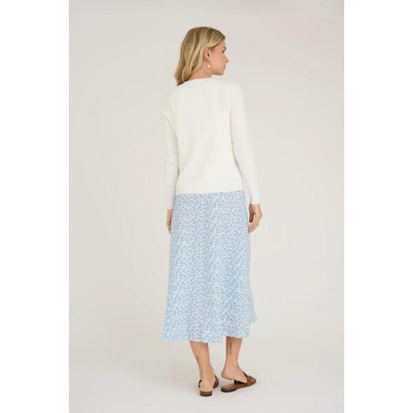 Peony wrap skirt - Blue / white - Bilde 2