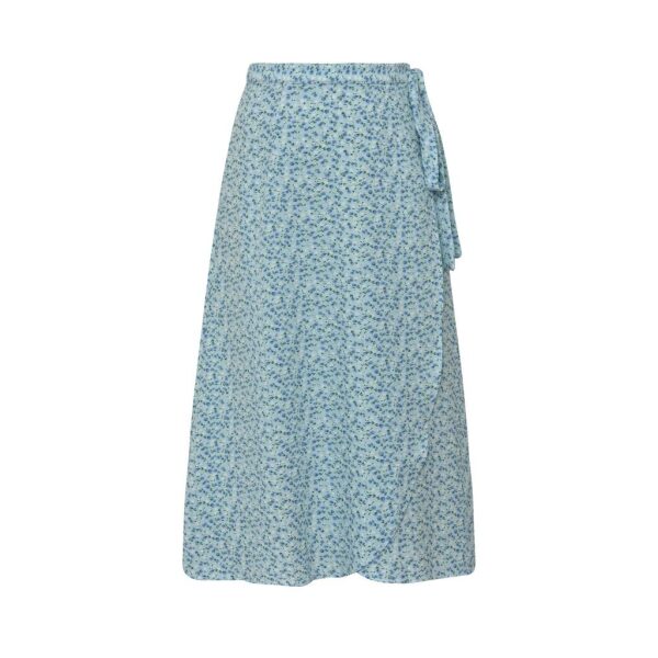 Peony wrap skirt - Blue / white - Bilde 4