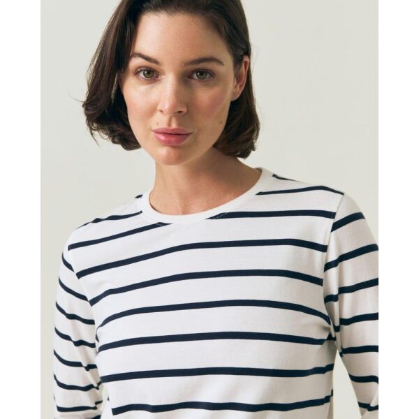 Micaela Long Sleeve Tee - Blue / White Stripe - Bilde 2