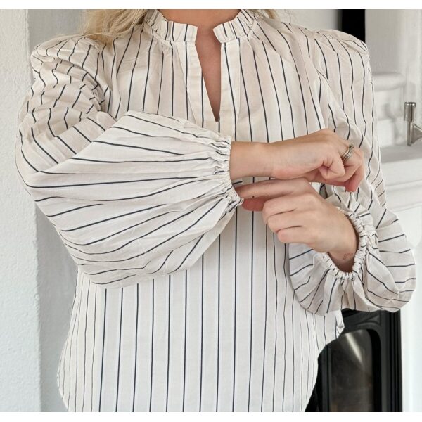 Infinity Blouse - Cream Stripe - Bilde 5