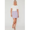 Rib Knit Short Sleeve - White - Bilde 2