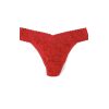 Hanky Panky Signature Lace Original Rise Thong - Red - Bilde 2