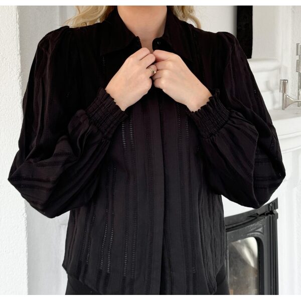 Serafina Blouse - Black - Bilde 5