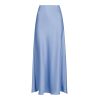 Vicky Heavy Sateen Skirt - Smoke Blue - Bilde 2