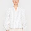 Infinity Blouse - Cream Stripe