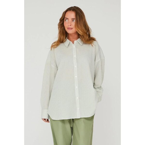 Sonja shirt Green / White - Bilde 3